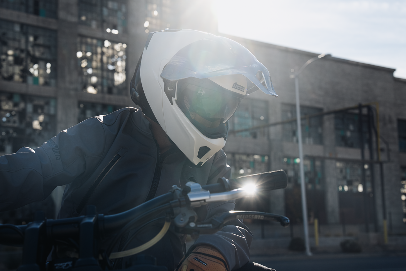 ICON Threshold™ Modular Helmet - Solid - Gloss White - XL 0100-2822