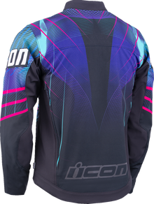 ICON Synthwave Merc3 Lazer Cobra™ Jacket - Black - XL 2820-7783