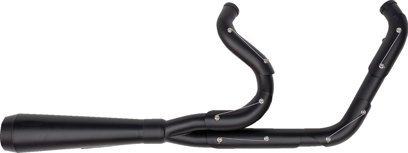 TRASK 2-into-1 Assault Exhaust System - Full Black on Black TM-5020BKBK