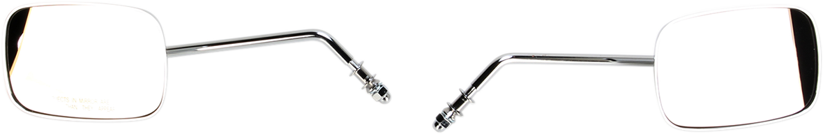 DRAG SPECIALTIES Mirrors - OEM - Side View - Rectangle - Chrome - Long - Pair 60-0014/15X