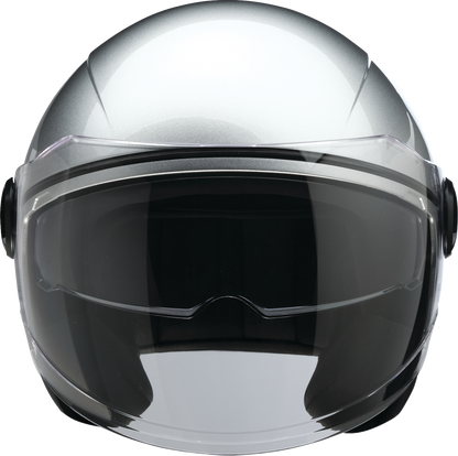 Z1R Scuzzi Helmet - Solid - Silver - Medium 0104-3613