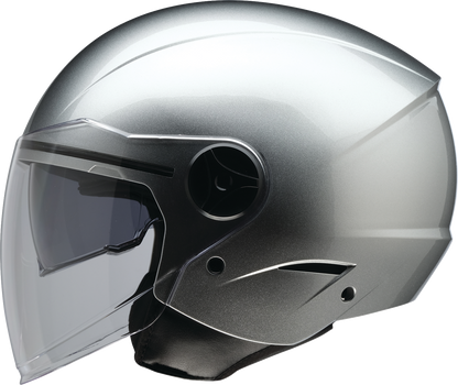 Z1R Scuzzi Helmet - Solid - Silver - Large 0104-3614