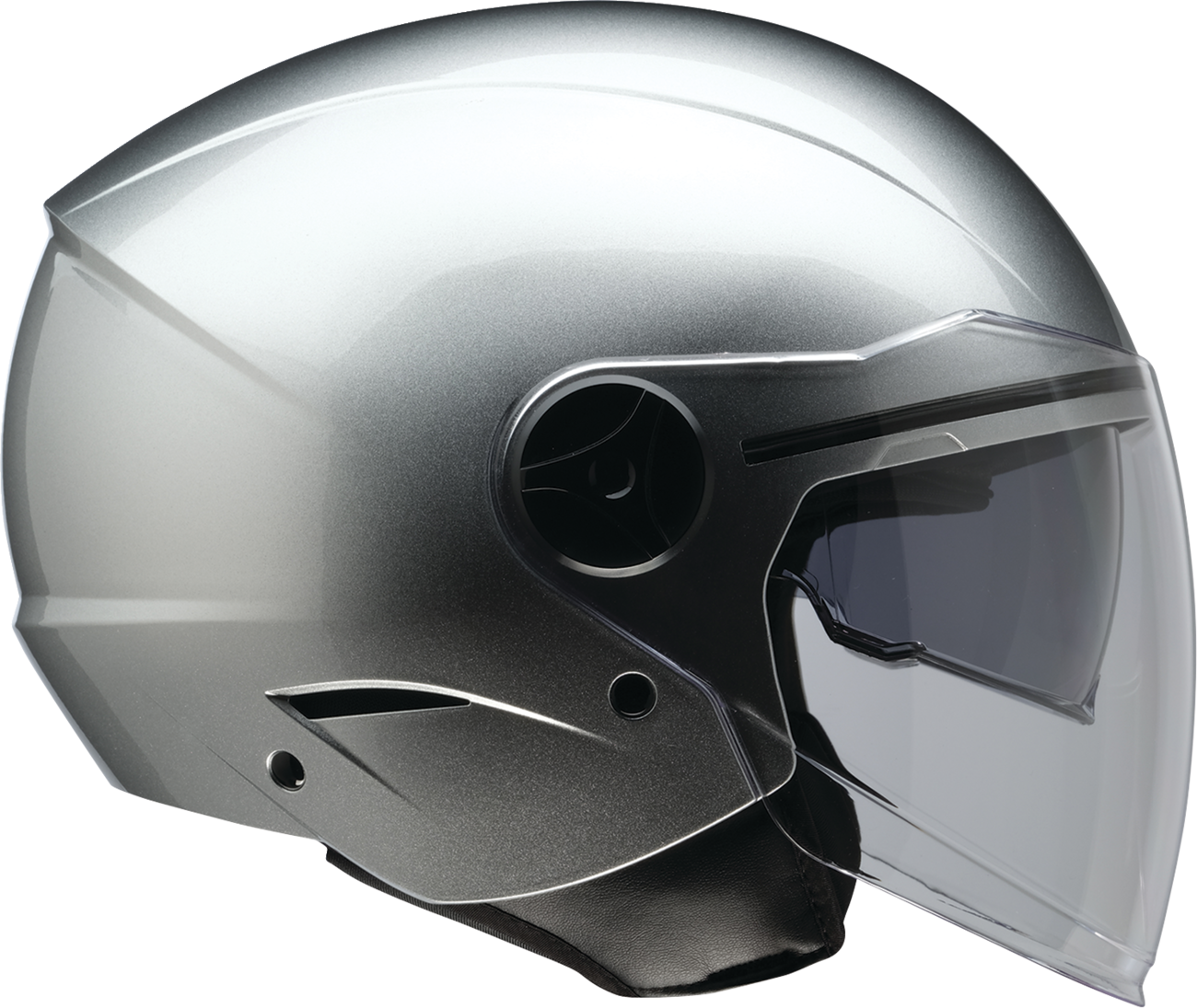 Z1R Scuzzi Helmet - Solid - Silver - Large 0104-3614