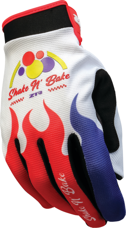 Z1R Z1R Shake N' Bake Moto Gloves - Red/White/Black - XL 33015425