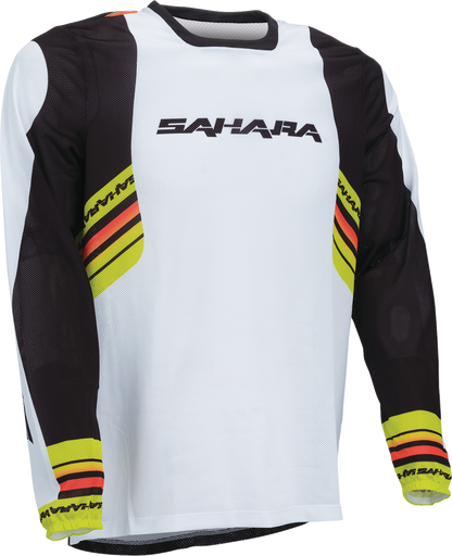 MOOSE OFFROAD Sahara Jersey - White/Black - Medium 2910-8774