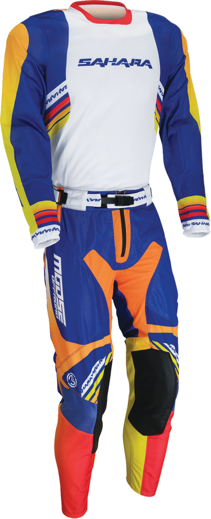 MOOSE OFFROAD Sahara Jersey - Blue/Orange - 2XL 2910-8784
