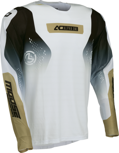 MOOSE OFFROAD Alpha One Jersey - Tan/Black - Small 2910-8801