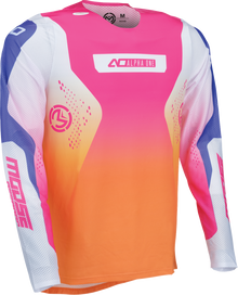 MOOSE OFFROAD Alpha One Jersey - Orange/Purple - Medium 2910-8809