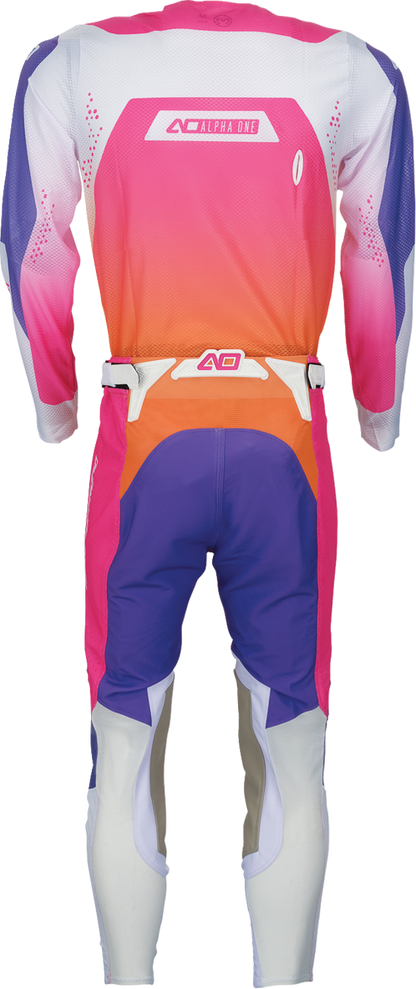 MOOSE OFFROAD Alpha One Jersey - Orange/Purple - 3XL 2910-8813