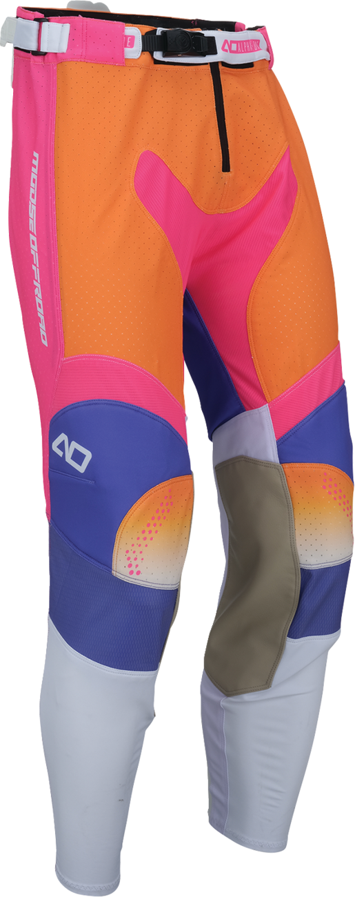 MOOSE OFFROAD Alpha One Pants - Orange/Purple - US 32 2901-12948