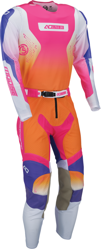 MOOSE OFFROAD Alpha One Pants - Orange/Purple - US 30 Slim 2901-12945