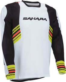 MOOSE OFFROAD Sahara Jersey - White/Black - Large 2910-8775