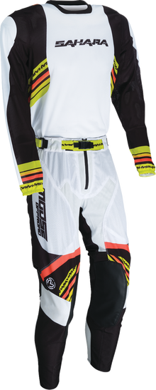 MOOSE OFFROAD Sahara Jersey - White/Black - Large 2910-8775
