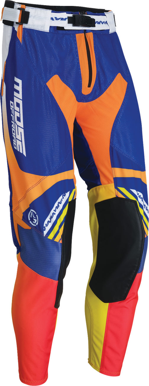 MOOSE OFFROAD Sahara Pants - Blue/Orange - US 30 Slim 2901-12903