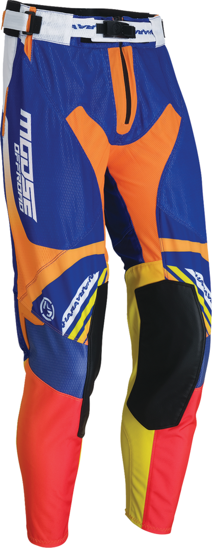 MOOSE OFFROAD Sahara Pants - Blue/Orange - US 30 Slim 2901-12903
