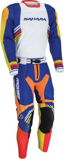 MOOSE OFFROAD Sahara Pants - Blue/Orange - US 28 Slim 2901-12902