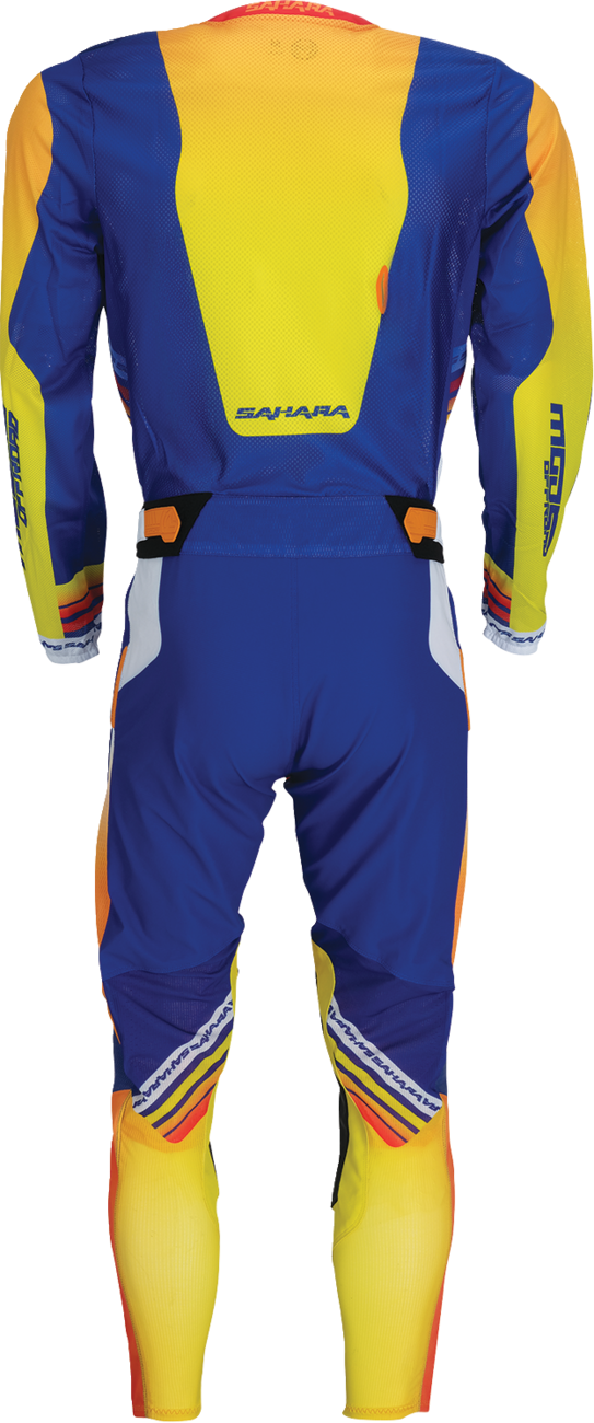 MOOSE OFFROAD Sahara Pants - Blue/Orange - US 30 Slim 2901-12903