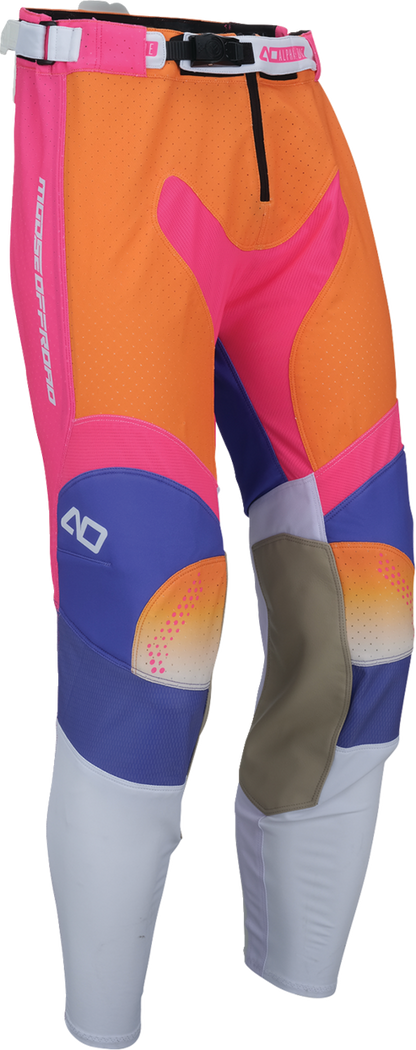MOOSE OFFROAD Alpha One Pants - Orange/Purple - US 30 2901-12947