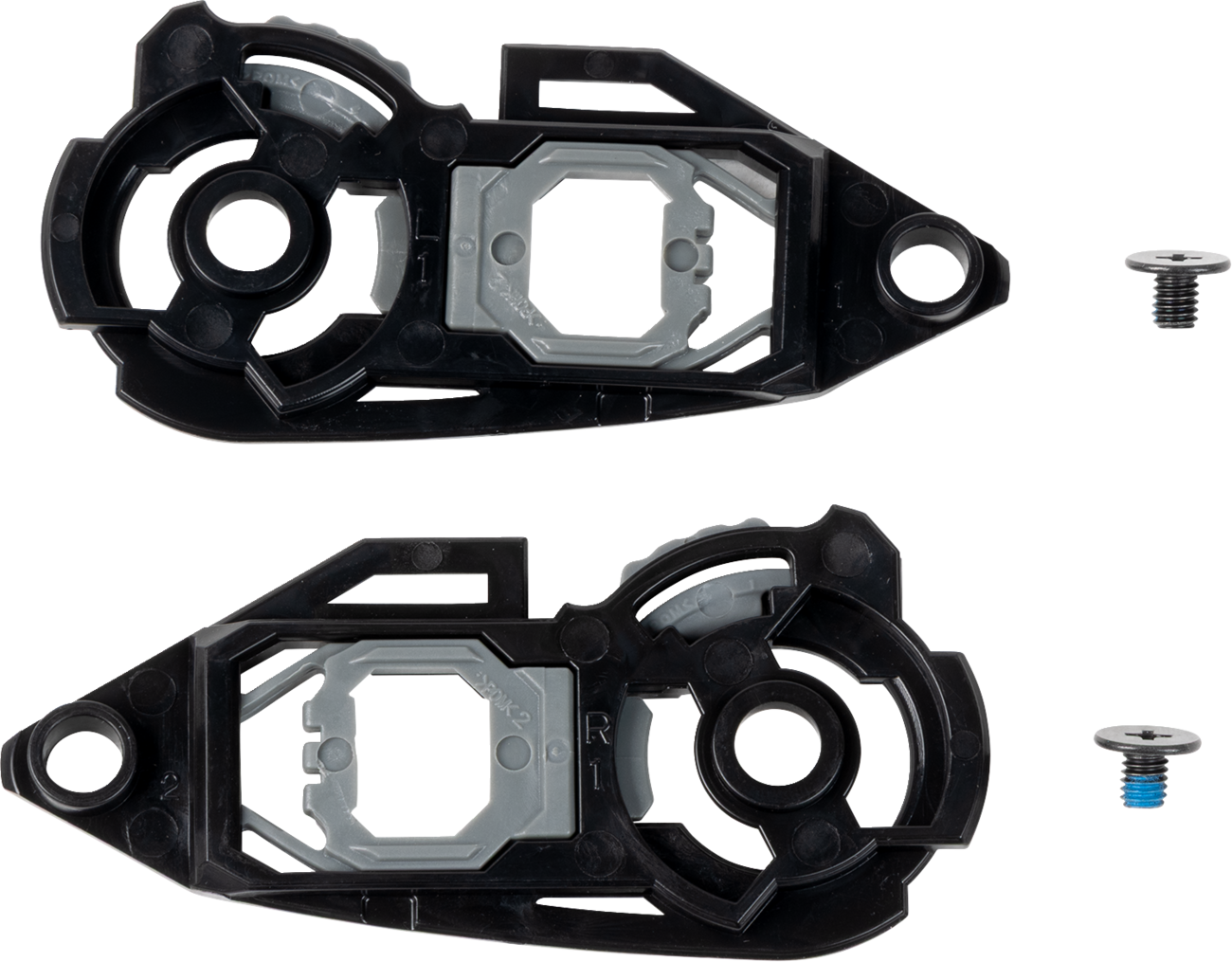 AGV StreetModular Visor Mechanism Kit - Black/Gray 2018600012619