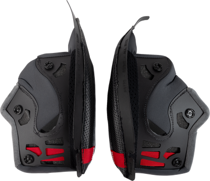 AGV K7 Cheek Pads - Gray/Black - 40 mm 2018500149-629-N