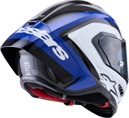 ALPINESTARS Supretech R10 Helmet - 22.06 - Arius - Gloss Black/White/Blue - XS 8203926-1647-XS