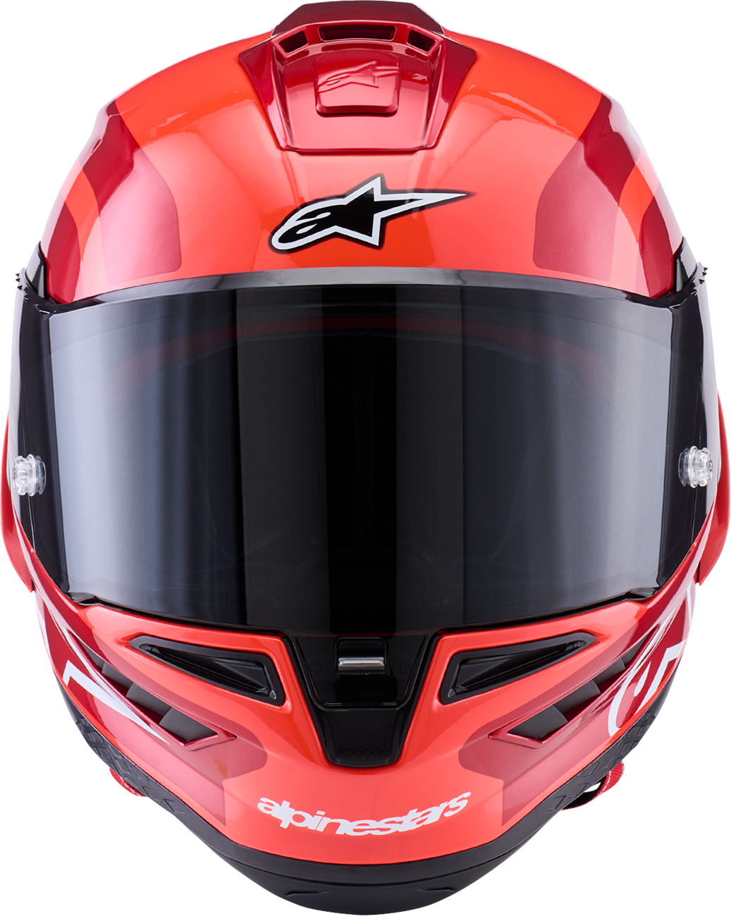 ALPINESTARS Supretech R10 Helmet - 22.06 - Arius - Gloss - Black/White/Double Red - Small 8203926-1683-S