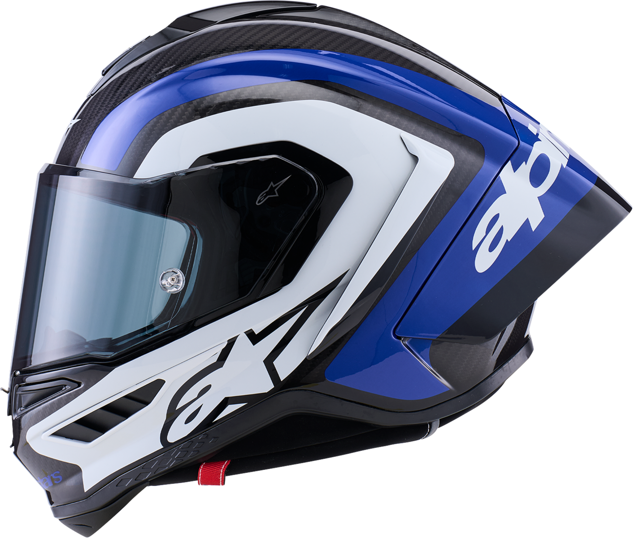 ALPINESTARS Supretech R10 Helmet - 22.06 - Arius - Gloss Black/White/Blue - Medium 8203926-1647-M