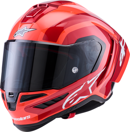 ALPINESTARS Supretech R10 Helmet - 22.06 - Arius - Gloss - Black/White/Double Red - XL 8203926-1683-XL