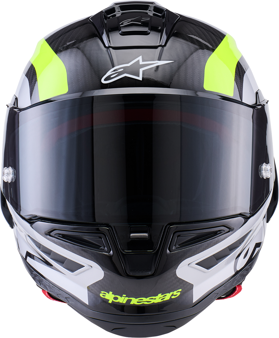 ALPINESTARS Supertech R10 Helmet - 22.06 - Arius - Gloss Black/Silver/Yellow Fluo - XL 8203926-1699-XL