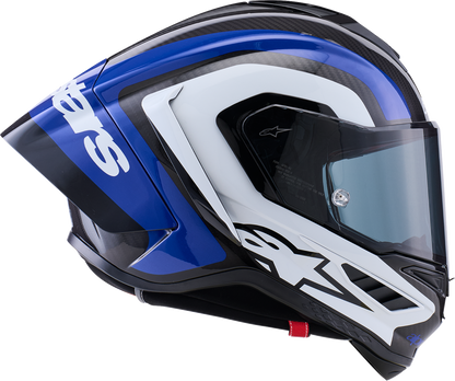 ALPINESTARS Supretech R10 Helmet - 22.06 - Arius - Gloss Black/White/Blue - 2XL 8203926-1647-2XL