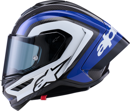 ALPINESTARS Supretech R10 Helmet - 22.06 - Arius - Gloss Black/White/Blue - 2XL 8203926-1647-2XL