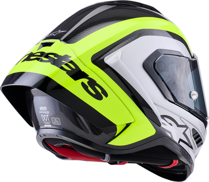 ALPINESTARS Supertech R10 Helmet - 22.06 - Arius - Gloss Black/Silver/Yellow Fluo - Small 8203926-1699-S