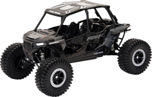 NEW RAY TOYS Polaris RZR XP 4 Turbo 1000 - Rock Crawler - 1:18 Scale - Titanium 57976C