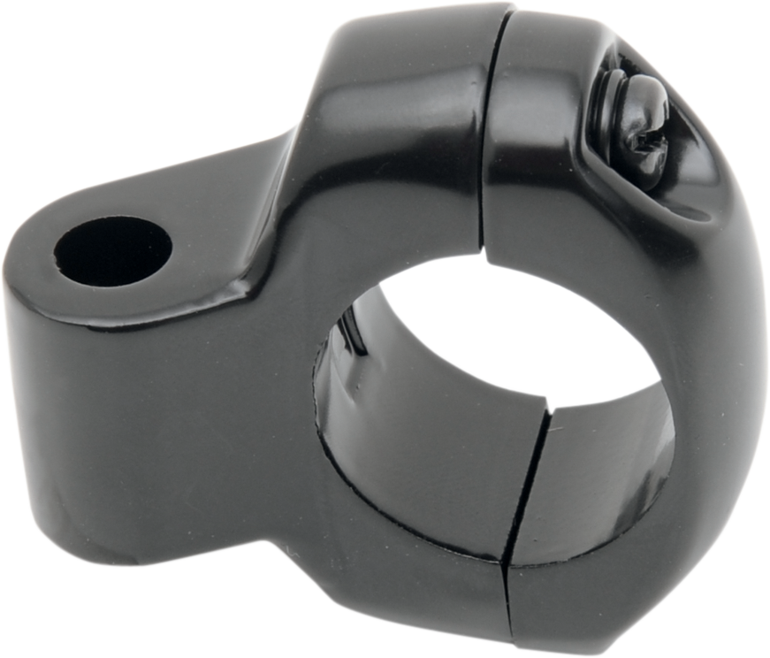 DRAG SPECIALTIES Mirror Clamp - Miller's - Two-Piece - Black 0641-0109