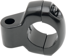 DRAG SPECIALTIES Mirror Clamp - Miller's - Two-Piece - Black 0641-0109
