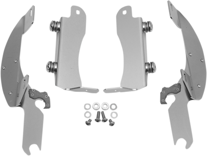 MEMPHIS SHADES Batwing Trigger Lock Mounting Kit - VN 1700 - Polished MEK1935