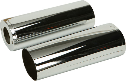 Uppr Fork Tube Cvrs Chrome +2" Touring 84 13 Flst 86 14