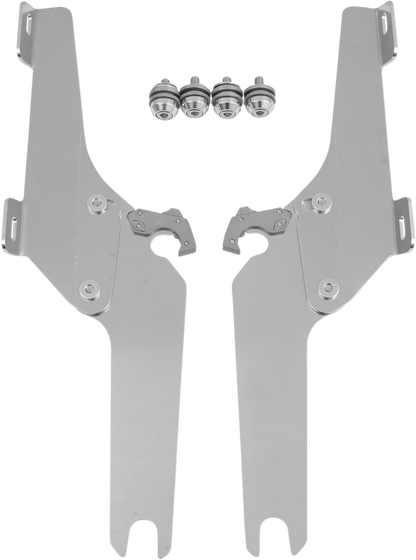 MEMPHIS SHADES Batwing Trigger Lock Mounting Kit - VN 1600 - Polished MEK1940