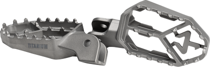 AKRAPOVIC Adventure Foot Pegs - Titanium - BMW F-BM13T1