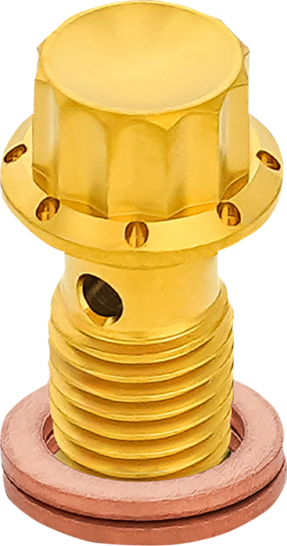 ARLEN NESS Banjo Bolt - M12x1.25 - Gold 300-835
