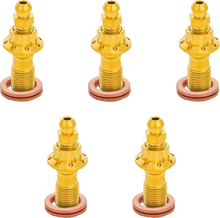 ARLEN NESS Banjo Bolt 5-Pack - 10mm - Gold 300-868