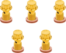ARLEN NESS Banjo Bolt 5-Pack - M12x1.25 - Gold 300-865
