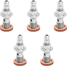 ARLEN NESS Banjo Bolt 5-Pack - 10mm - Polished 300-866