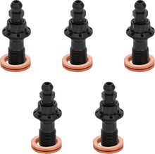 ARLEN NESS Banjo Bolt 5-Pack - 10mm - Black 300-867