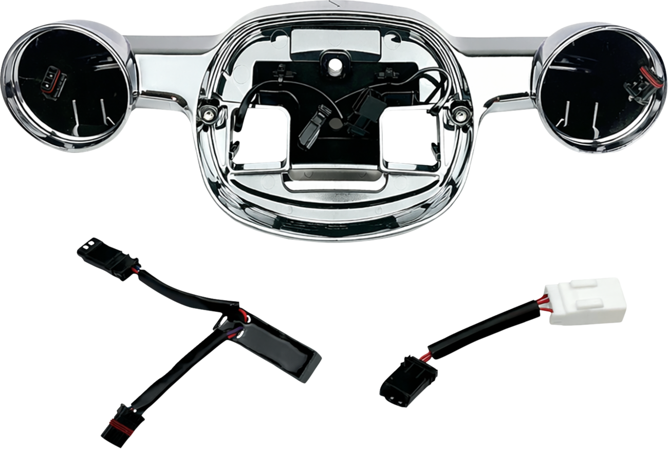 CUSTOM DYNAMICS Taillight Baseplate - Chrome - '22-'25 FXRST/FXLRS TL-TS-BASE-ST-C