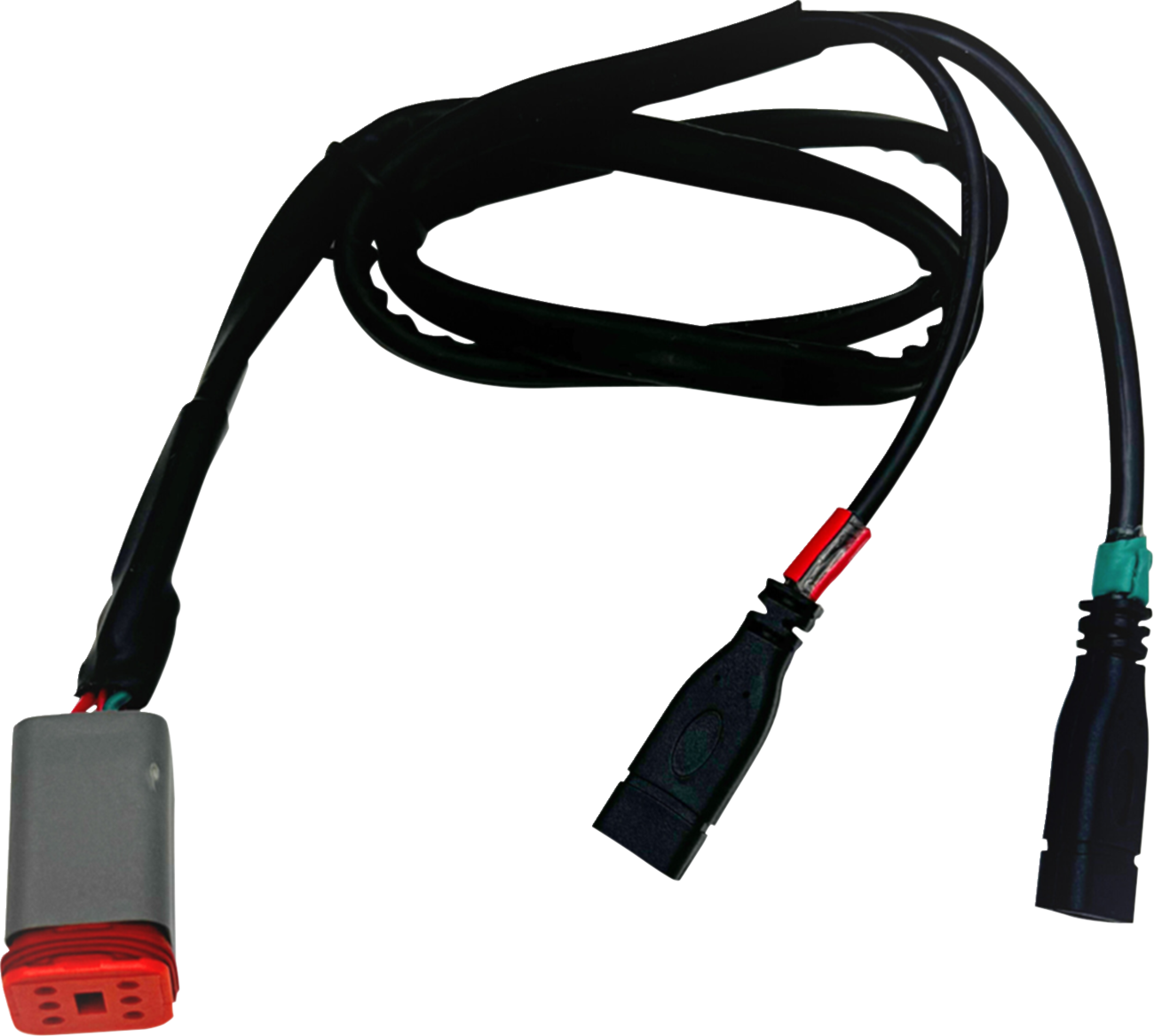 CUSTOM DYNAMICS CarPlay Y-Harness - USB-C - Indian CD-IND-USBC-Y