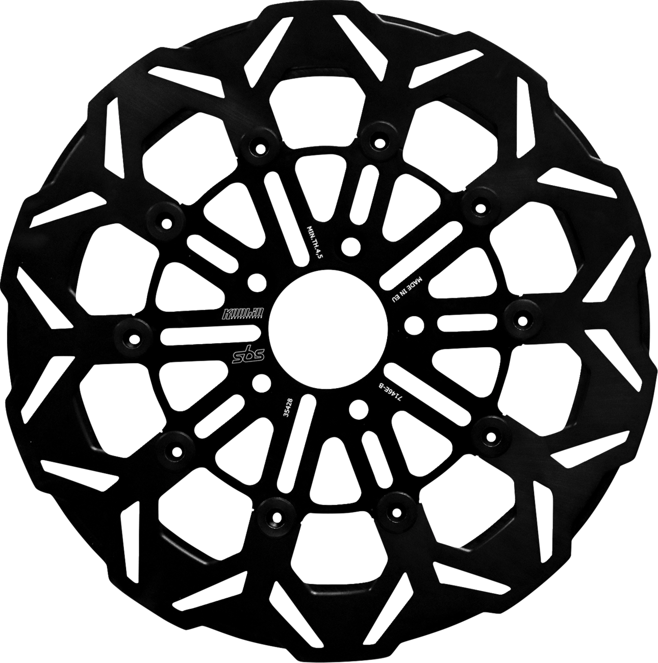 SBS DESIGNED BY KODLIN Brake Rotor - Black - Front 7146E-B