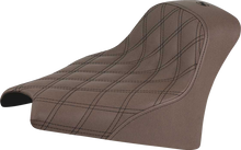 SADDLEMEN Renegade™ Solo Seat - Brown - Lattice Stitch - Scout '25 I25-33-002BLS