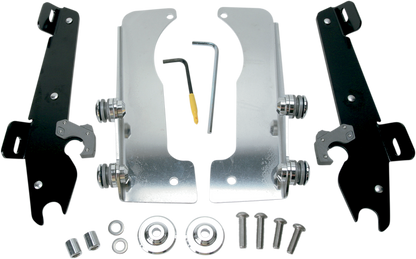 MEMPHIS SHADES Batwing Trigger Lock Mounting Kit - Stratoliner - Black MEK1938