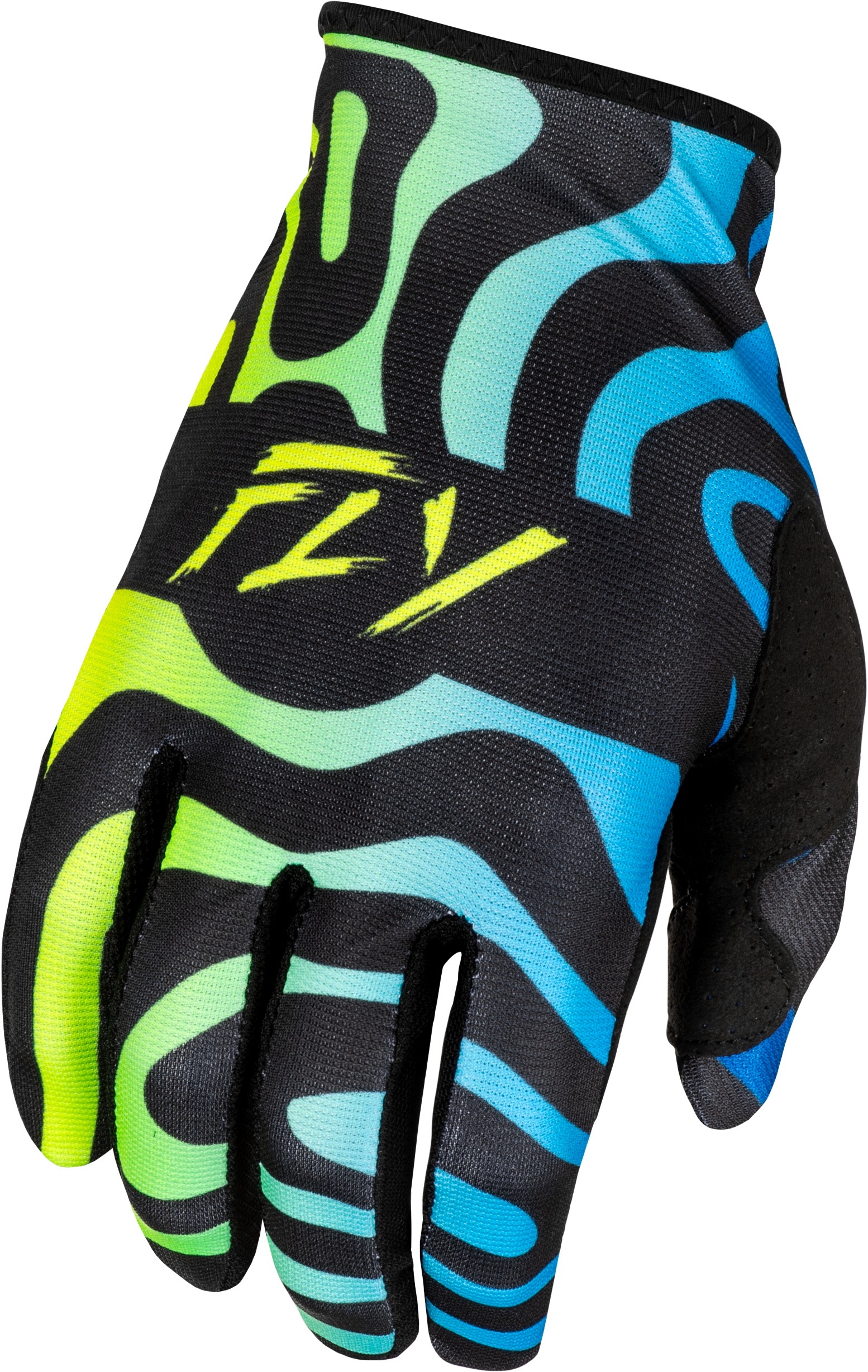 Lite Zen Gloves Black/Blue/Hi Vis 2x